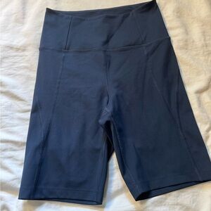 Girlfriend Collective Navy Biker Shorts Size Small